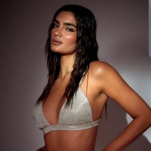 BNWT SLA the label Gold Astrid bralette